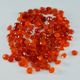 Red Onyx 10PC Tiny 5x5 MM Round Faceted Red Sparkling Semi Precious Gems