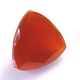 Red Onyx 1PC Chunky 16x16 MM Triangle Faceted Red Pure Semi Precious Loose Gemstones