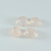 Rose Quartz 10PC Tiny 5x5 MM Cushion Cabochon Pink High Quality semi Precious Loose Gems