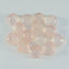 Rose Quartz 1PC Tiny 6x6 MM Cushion Cabochon Pink Natural semi Precious Loose Gemstone