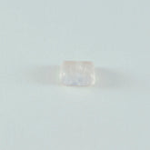 Rose Quartz 1PC Small 7x9 MM Emerald Cabochon Pink Brilliant semi Precious Precious Gemstone