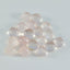 Rose Quartz 10PC Tiny 4x4 MM Heart Cabochon Pink Polished semi Precious Loose Gems