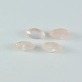 Rose Quartz 1PC Small 6x12 MM Marquise Cabochon Pink Splendid semi Precious Semi Precious Gemstone