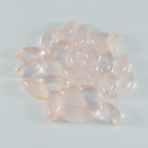 Rose Quartz 1PC Large 8x16 MM Marquise Cabochon Pink Lustrous semi Precious Gems