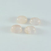 Rose Quartz 1PC Small 6x8 MM Oval Cabochon Pink Splendid semi Precious Gems