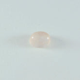 Rose Quartz 1PC Small 7x9 MM Oval Cabochon Pink Lustrous semi Precious Loose Gemstone