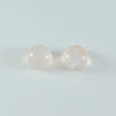 Rose Quartz 1PC Medium 9x9 MM Round Cabochon Pink Shine semi Precious Precious Gemstone