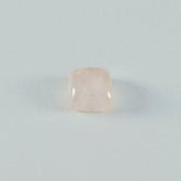 Rose Quartz 1PC Large 11x11 MM Square Cabochon Pink Lustrous semi Precious Gems