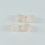 Rose Quartz 1PC Tiny 6x6 MM Square Cabochon Pink Brilliant semi Precious Loose Gems