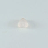 Rose Quartz 1PC Large 10x10 MM Triangle Cabochon Pink Fiery semi Precious Loose Gemstone