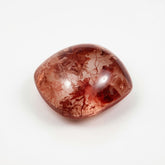 Red Strawberry Quartz 1PC Large 10x10 MM Cushion Cabochon Red Luster semi Precious Loose Gemstones