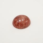 Red Strawberry Quartz 1PC Tiny 6x6 MM Round Cabochon Red High-Quality semi Precious Precious Gemstone