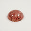 Red Strawberry Quartz 1PC Small 8x8 MM Round Cabochon Red Genuine semi Precious Loose Gems