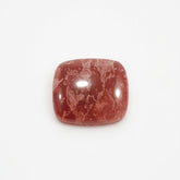 Red Strawberry Quartz 10PC Tiny 3x3 MM Square Cabochon Red Polished semi Precious Loose Gems