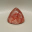 Red Strawberry Quartz 1PC Large 10x10 MM Triangle Cabochon Red Luster semi Precious Precious Gemstone