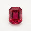 Ruby (GF) 1PC Medium 7x10 MM Emerald Faceted Pink Lustrous Precious Gems