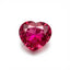 Ruby (GF) 10PC Tiny 3x3 MM Heart Faceted Pink Fiery Precious Gems