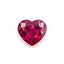 Ruby (GF) 1PC Tiny 5x5 MM Heart Faceted Pink Sparkling Precious Loose Gemstone