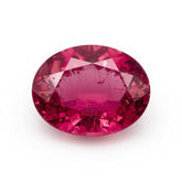 Ruby (GF) 1PC Chunky 12x16 MM Oval Faceted Pink Fiery Precious Loose Gemstone