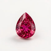 Ruby (GF) 1PC Small 6x8 MM Pear Faceted Pink Brilliant Precious Loose Gemstones
