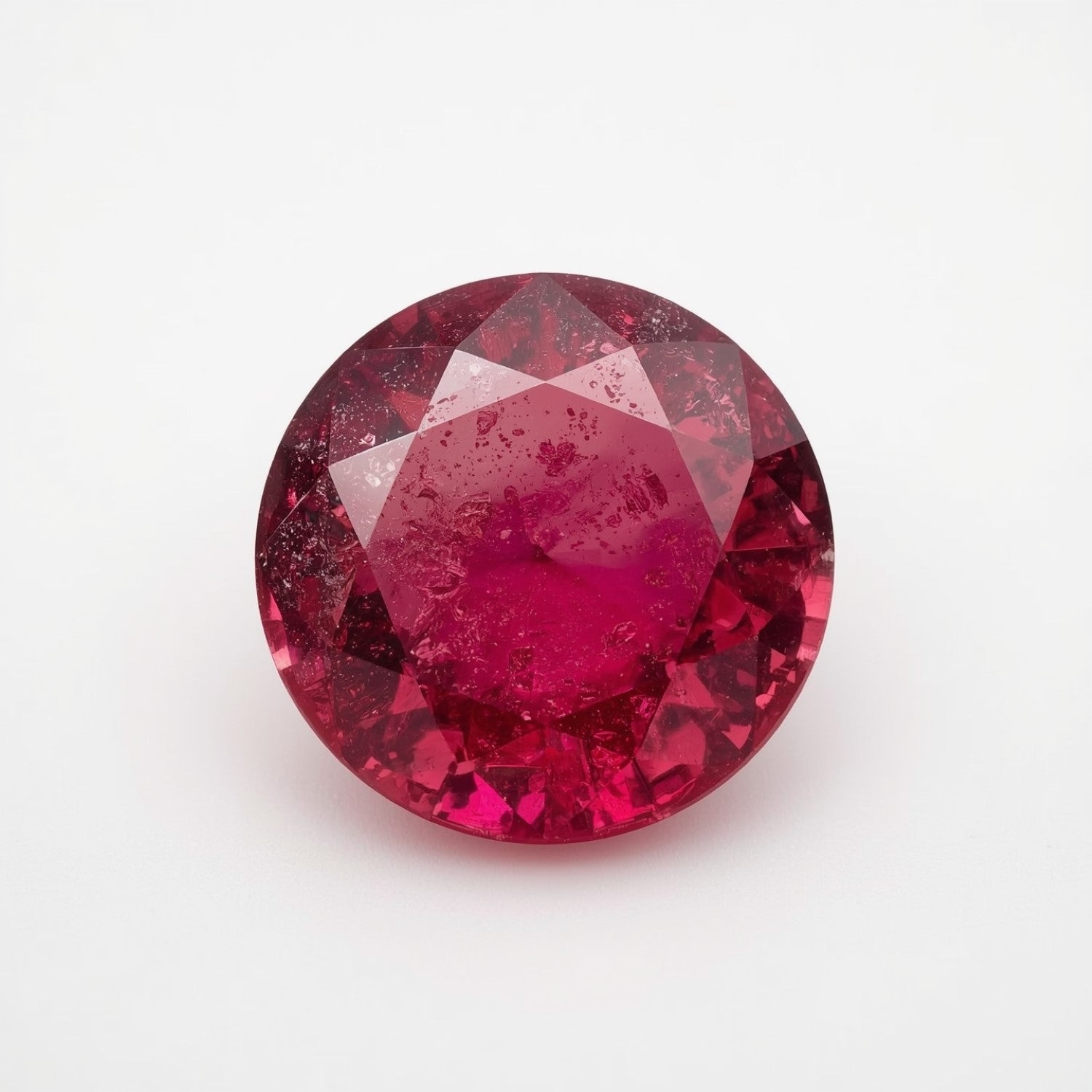 Ruby (GF) 10PC Tiny 3x3 MM Round Faceted Pink Fiery Precious Gems