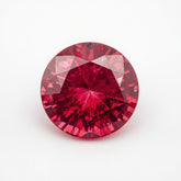Ruby (GF) 1PC Tiny 5x5 MM Round Faceted Pink Sparkling Precious Loose Gemstone