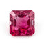 Ruby (GF) 1PC Chunky 15x15 MM Square Faceted Pink Superior Precious Gems