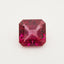 Ruby (GF) 1PC Tiny 5x5 MM Square Faceted Pink Sparkling Precious Loose Gemstone