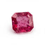 Ruby (GF) 1PC Small 8x8 MM Square Faceted Pink Luster Precious Loose Gems