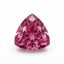 Ruby (GF) 1PC Chunky 14x14 MM Triangle Faceted Pink Genuine Precious Loose Gemstones