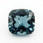 Swiss Blue Topaz 1PC Chunky 16x16 MM Cushion Faceted Blue Pure Semi Precious Loose Gemstones