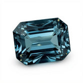 Swiss Blue Topaz 1PC Chunky 15x20 MM Emerald Faceted Blue Polished Semi Precious Loose Gems