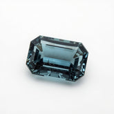 Swiss Blue Topaz 1PC Large 9x11 MM Emerald Faceted Blue Genuine Semi Precious Loose Gemstones