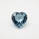 Swiss Blue Topaz 1PC Tiny 6x6 MM Heart Faceted Blue Polished Semi Precious Loose Gems