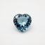 Swiss Blue Topaz 1PC Small 7x7 MM Heart Faceted Blue Splendid Semi Precious Loose Gemstone
