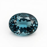 Swiss Blue Topaz 1PC Large 8x12 MM Oval Faceted Blue Fiery Semi Precious Gems