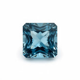 Swiss Blue Topaz 1PC Chunky 15x15 MM Square Faceted Blue Superior Semi Precious Loose Gemstone