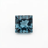 Swiss Blue Topaz 10PC Tiny 3x3 MM Square Faceted Blue Fiery Semi Precious Loose Gemstone