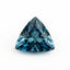 Swiss Blue Topaz 1PC Large 11x11 MM Triangle Faceted Blue Fine Semi Precious Loose Gemstone