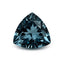 Swiss Blue Topaz 1PC Chunky 14x14 MM Triangle Faceted Blue Genuine Semi Precious Loose Gems