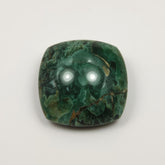 Serpentine 1PC Large 10x10 MM Cushion Cabochon Green High-Quality semi Precious Loose Gemstones