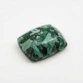 Serpentine 1PC Large 9x11 MM Emerald Cabochon Green Brilliant semi Precious Loose Gems
