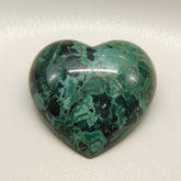 Serpentine 1PC Large 10x10 MM Heart Cabochon Green Splendid semi Precious Semi Precious Gemstone