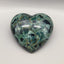 Serpentine 1PC Large 11x11 MM Heart Cabochon Green Luster semi Precious Precious Gemstone