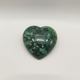 Serpentine 1PC Tiny 6x6 MM Heart Cabochon Green Fiery semi Precious Gems