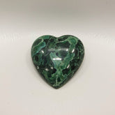 Serpentine 1PC Small 8x8 MM Heart Cabochon Green Sparkling semi Precious Loose Gemstone