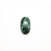 Serpentine 1PC Small 6x9 MM Oval Cabochon Green Sparkling semi Precious Gems
