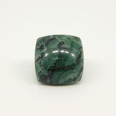 Serpentine 1PC Tiny 6x6 MM Square Cabochon Green Natural semi Precious Semi Precious Gemstone