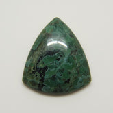 Serpentine 1PC Large 11x11 MM Triangle Cabochon Green Natural semi Precious Gems
