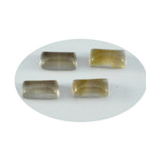 Smoky Quartz 1PC Small 6x12 MM Baguette Cabochon Brown Superior semi Precious Semi Precious Gemstone